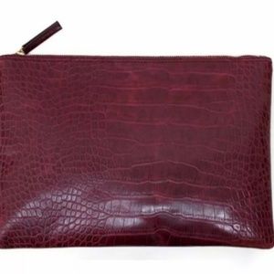 ENVELOPE BAG CROC STYLE LARGE